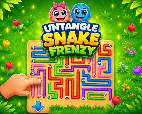 Untangle Snake Frenzy