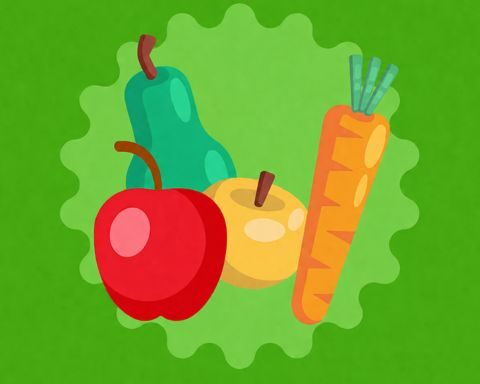 Vegetable Spelling Puzzle