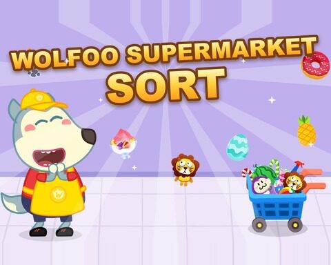 Wolfoo Supermarket Sort
