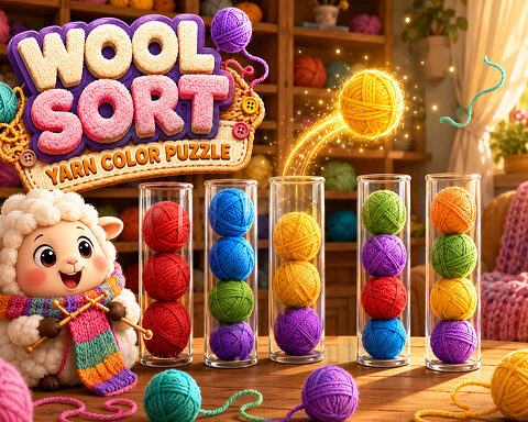 Wool Sort: Yarn Color Puzzle