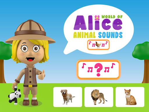 World of Alice Animal Sounds - Y8 Games