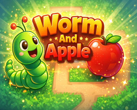 Worm And Apple