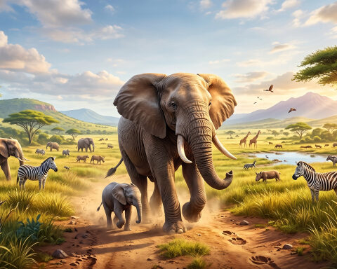 Zoo Elephant Simulator City Attack
