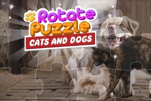 Rotate Puzzle – Cats and Dogs