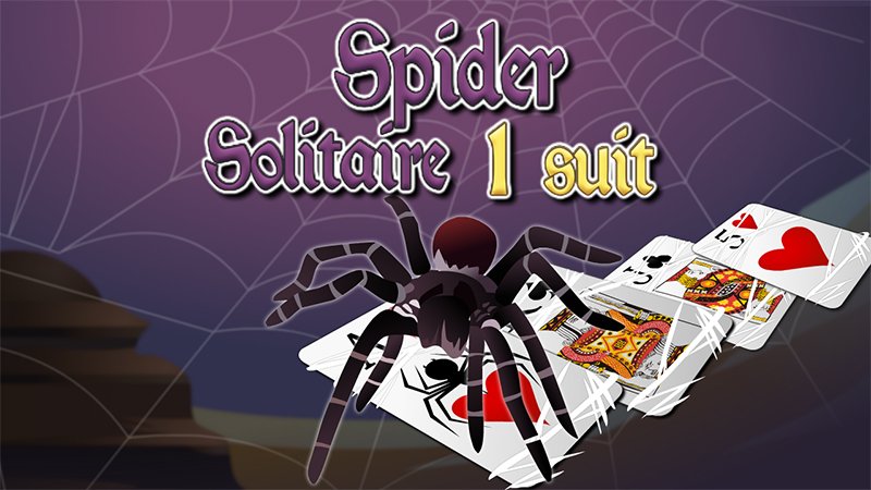 รูปภาพ Spider Solitaire 1 suit