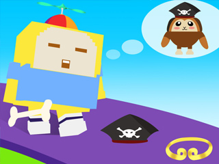 3D-treibende Tierblöcke