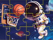 Puzzle: Weltraumbasketball